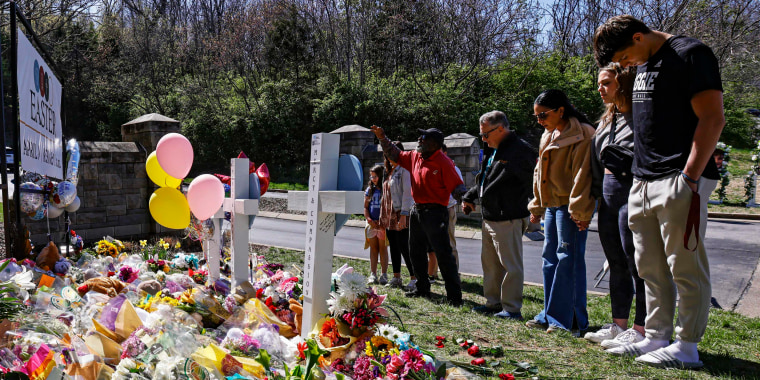 Covenant school shooting tributes