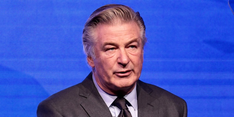 Alec Baldwin speaks during in New York
