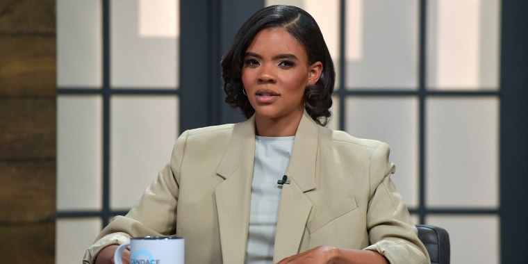 Candace Owens on the set of "Candace" in 2022.