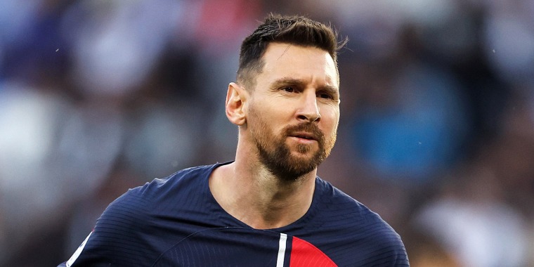Lionel Messi of Paris Saint-Germain during a match against Clermont Foot at Parc des Princes on June 3, 2023, in Paris.