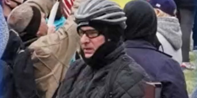 Peter G. Moloney at the Capitol on Jan. 6, 2021.