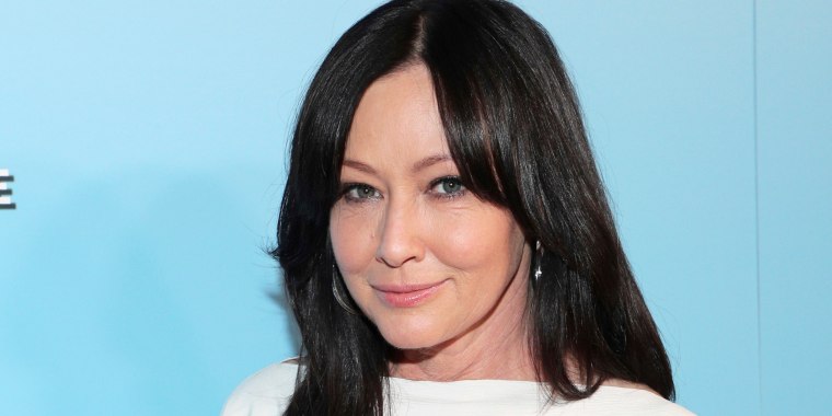 Shannen Doherty is seen at the 2019 American Humane Hero Dog Awards at The Beverly Hilton on Saturday, Oct. 5, 2019, in Beverly Hills, Calif. (Photo by John Salangsang/Invision for American Humane/AP Images)