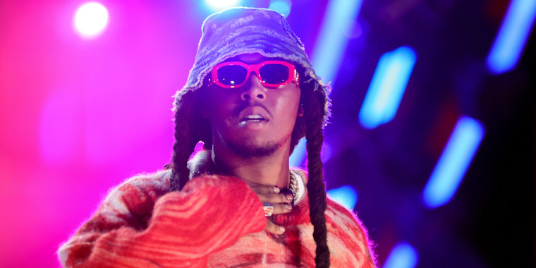 Takeoff performs onstage during Global Citizen Live in Los Angeles