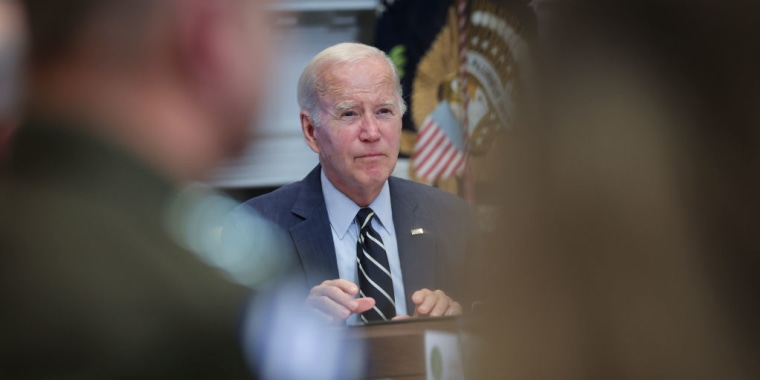 El presidente, Joe Biden, durante una discusión sobre el techo de la deuda el 31 de mayo de 2023.