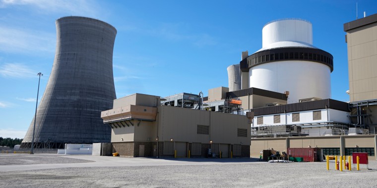 Unit 3’s reactor and cooling tower stand at Georgia Power Co.'s Plant Vogtle nuclear power plant in Waynesboro, Ga.
