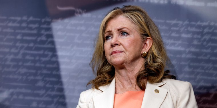 Marsha Blackburn at the U.S. Capitol Building