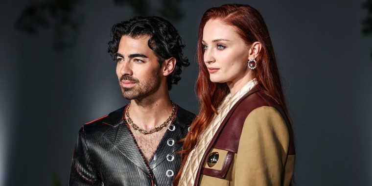 Joe Jonas and Sophie Turner arrive at the 2nd Annual Academy Museum of Motion Pictures Gala  on Oct. 15, 2022 in Los Angeles.