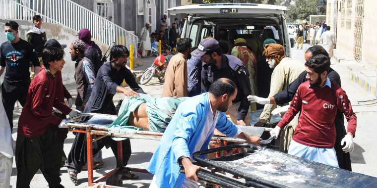 At least 25 people were killed and dozens more wounded on September 29 by a suicide bomber targeting a procession marking the birthday of Islam's Prophet Mohammed in Pakistan's southwestern Balochistan province. 