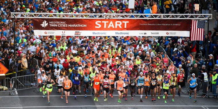 The Twin Cities Marathon in Minneapolis on Oct. 4, 2015.