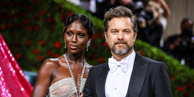 Jodie Turner-Smith and Joshua Jackson attend The 2022 Met Gala at The Metropolitan Museum of Art on May 2, 2022 in New York.