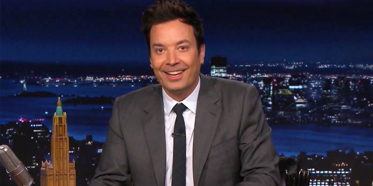 Jimmy Fallon returns to The Tonight Show in New York City, on Oct. 2, 2023.