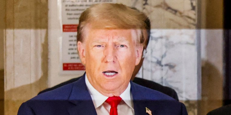 Former President Donald Trump at court in New York on Oct. 3, 2023.