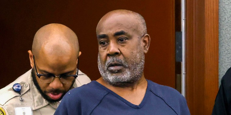 Duane "Keffe D" Davis in court in Las Vegas on Oct. 4, 2023.