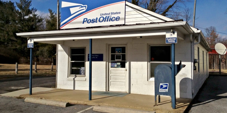 The U.S. Post Office in Sperryville, Va. 
