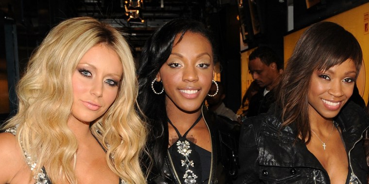 Aubrey O'Day, Dawn Richard, and D. Woods in New York City