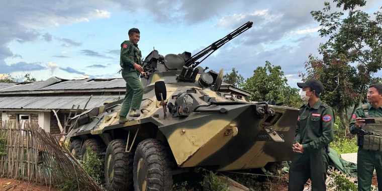  A major offensive against Myanmar's military-run government by an alliance of three militias of ethnic minorities has been moving at lightning speed, inspiring resistance forces around the country to attack. (The Kokang online media via AP)