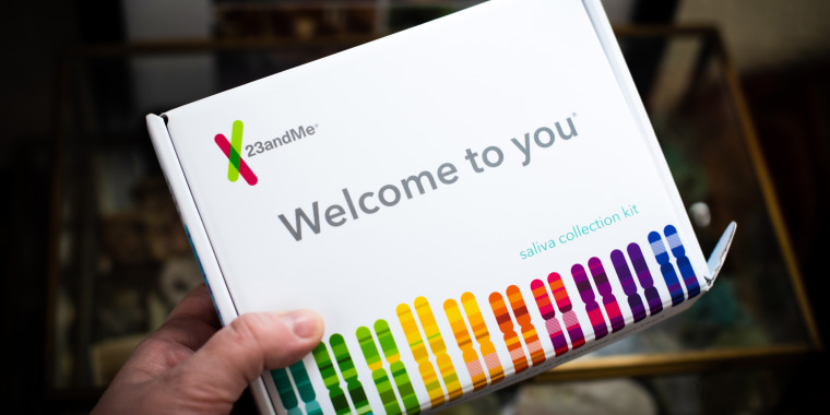 A 23andMe Ancestry + Traits Service DNA kit