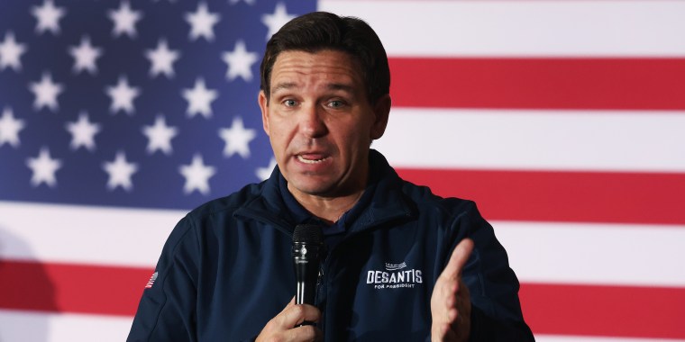 Image: Ron DeSantis Holds His 99th Campaign Rally In Iowa