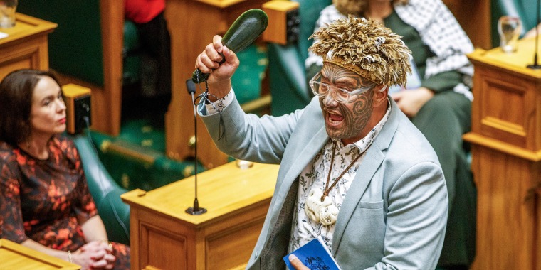Thousands of protesters rallied against the New Zealand government's Indigenous policies on Tuesday as the Parliament convened for the first time since October elections. (