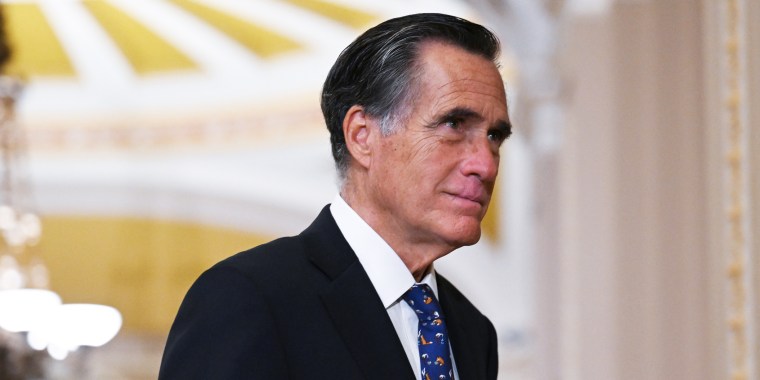 Mitt Romney at the U.S. Capitol 