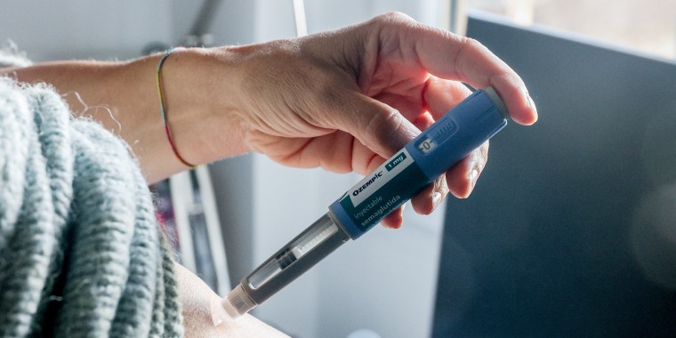 A person uses Ozempic in Madrid. 