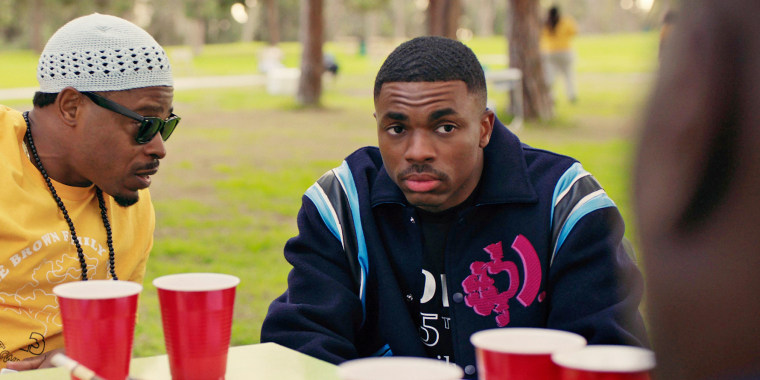 Kareem Grimes and Vince Staples in "The Vince Staples Show." 