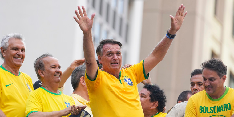 Bolsonaro and some of his former top aides are under investigation into allegations they attempted plotted a coup to remove his successor, Luiz Inacio Lula da Silva. 