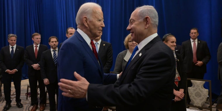 Israeli Prime Minister Benjamin Netanyahu who was in New York for the 78th session of the United Nations General Assembly, met with President Joe Biden on Sept. 20, 2023. 