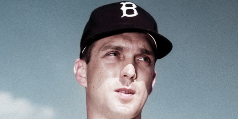 Then-Brooklyn Dodgers pitcher Carl Erskine