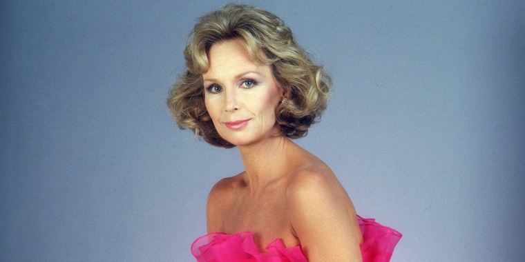 Marla Adams as Dina Abbott Mergeron on "The Young and the Restless" in 1985. 