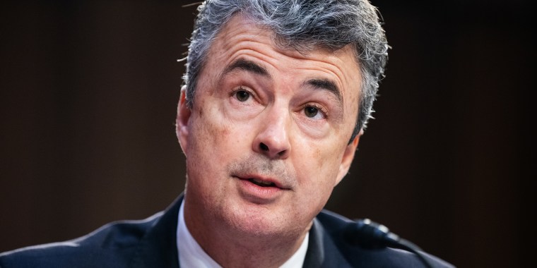 Steve Marshall testifies on Capitol Hill in 2022.