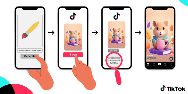 TikTok will automatically label AI-generated content on the platform.
