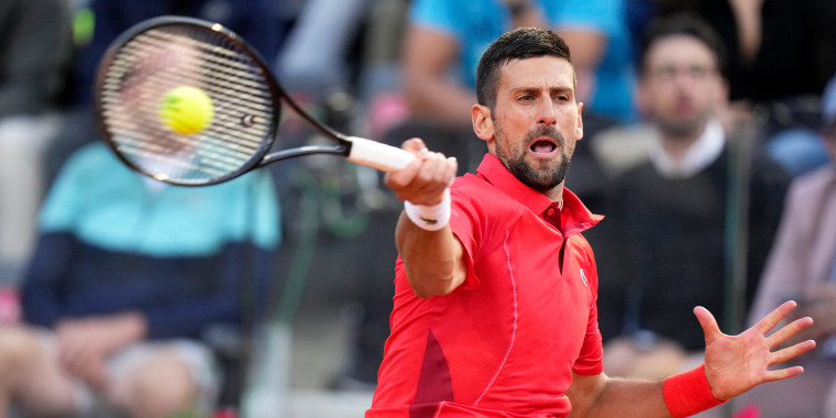 Image: tennis player Novak Djokovic