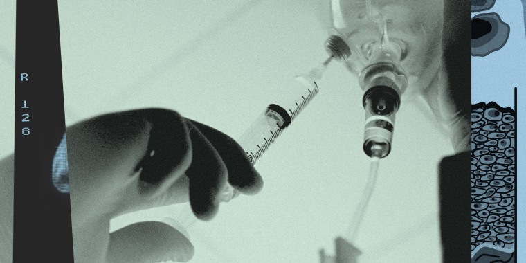 Photo illustration of an IV infusion 
