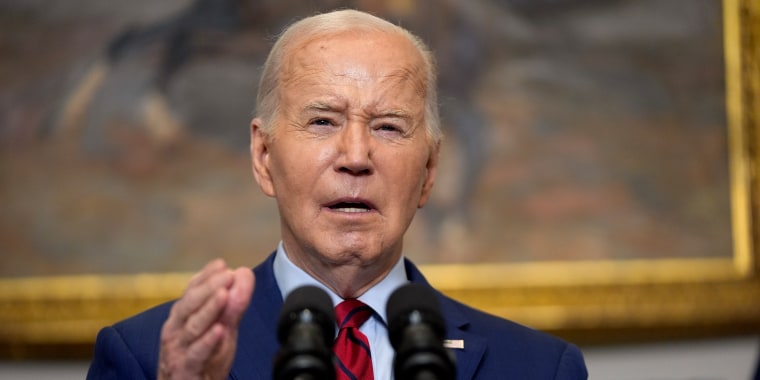 El presidente, Joe Biden, habla sobre las protestas estudiantiles propalestina, el 2 de mayo de 2024. 