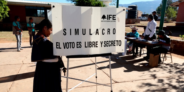 MEXICO-ELECTION-VOTE-INDIGENOUS