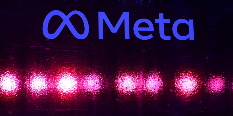 A logo of Meta Platforms company