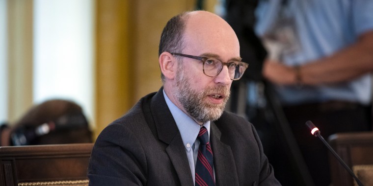 Russ Vought during an American Workforce Policy Advisory Board meeting in the White House