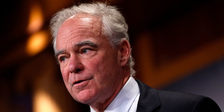 Schumer, Senate Democrats Discuss Trump Tariffs