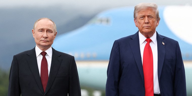 U.S. President Trump meets with Russian President Putin in Alaska