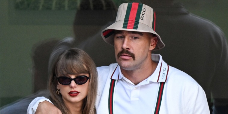 Taylor Swift and Travis Kelce