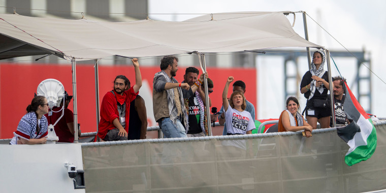 The Global Sumud Flotilla.