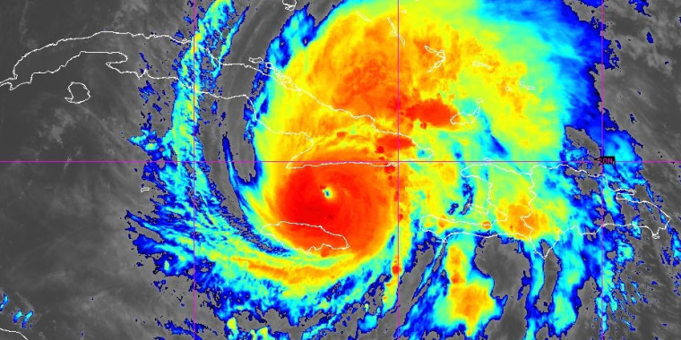 El huracán Melissa.