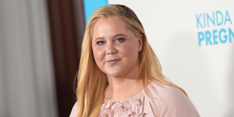 Amy Schumer at the Netflix "Kinda Pregnant" New York Premiere on February 03, 2025 in New York, New York. 