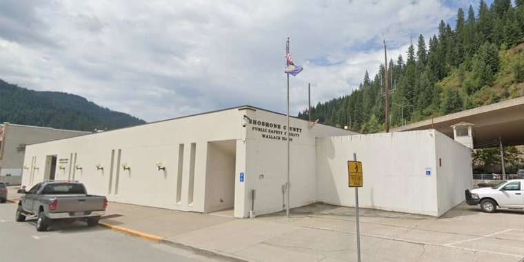 Shoshone County Sheriff's Office building in Wallace, Idaho.