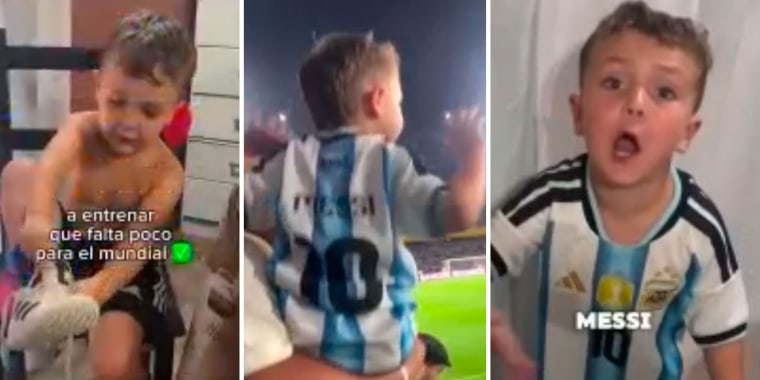 Salvador Goñi, el niño 'influencer' fanático de la selección argentina