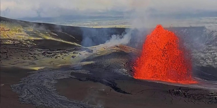 Vea el impactante río de lava del volcán Kilauea en erupción