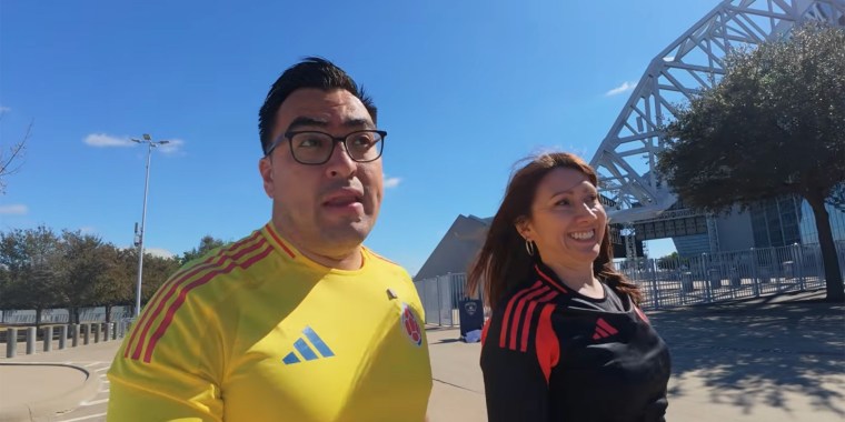Pareja colombiana recorre las sedes del Mundial y comparte tips