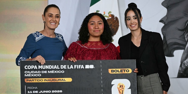 Joven de Veracruz ganó el boleto de Sheinbaum para el Mundial