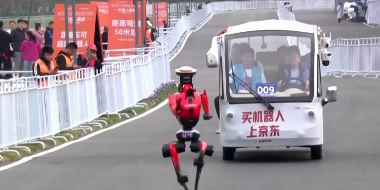 Robot humanoide rompe récord mundial de medio maratón